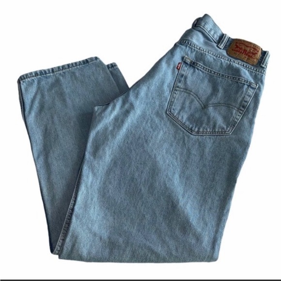 Levi’s 550 relaxed fit denim jeans Men's 38X32 light wash Y2K - Picture 1 of 5